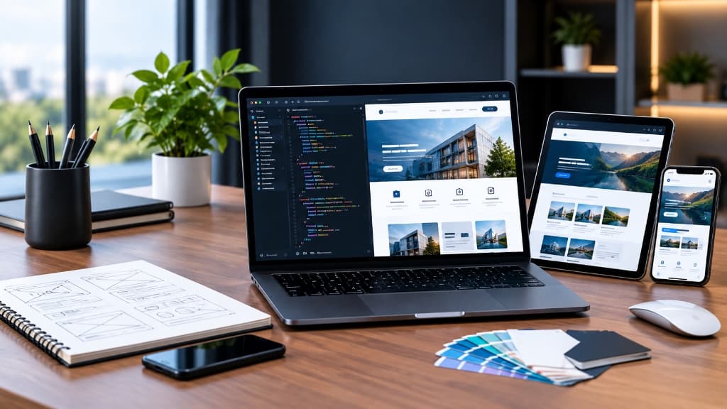 UrbanTech Webs Portfolio Web Design Workspace