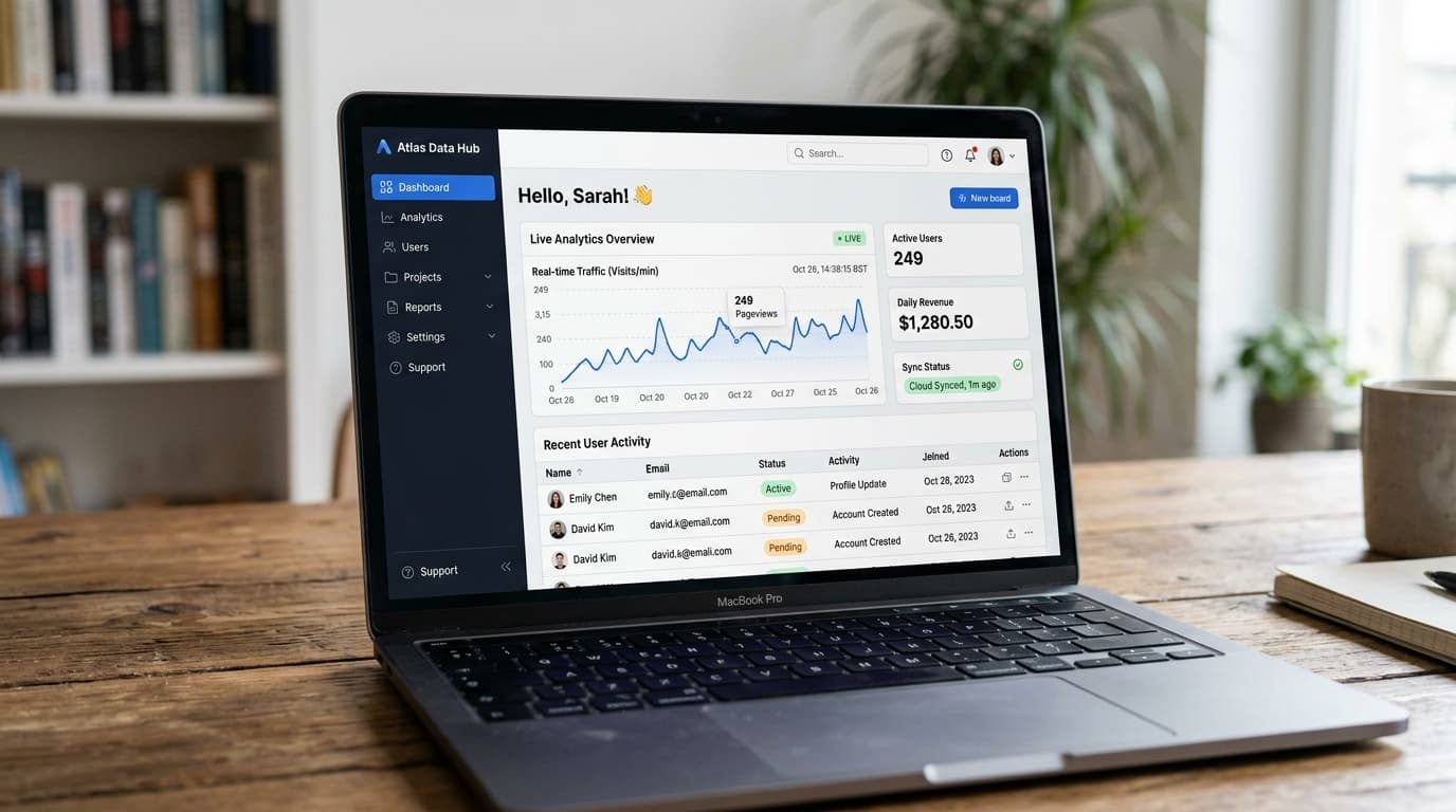 Custom Web Application Development showcase by UrbanTechWebs